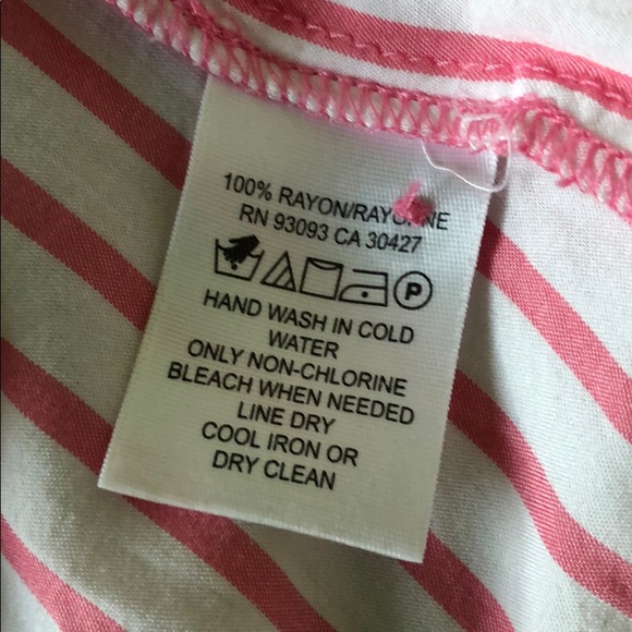 Nic+Zoe pink stripe tie knot button down shirt - Picture 4 of 9